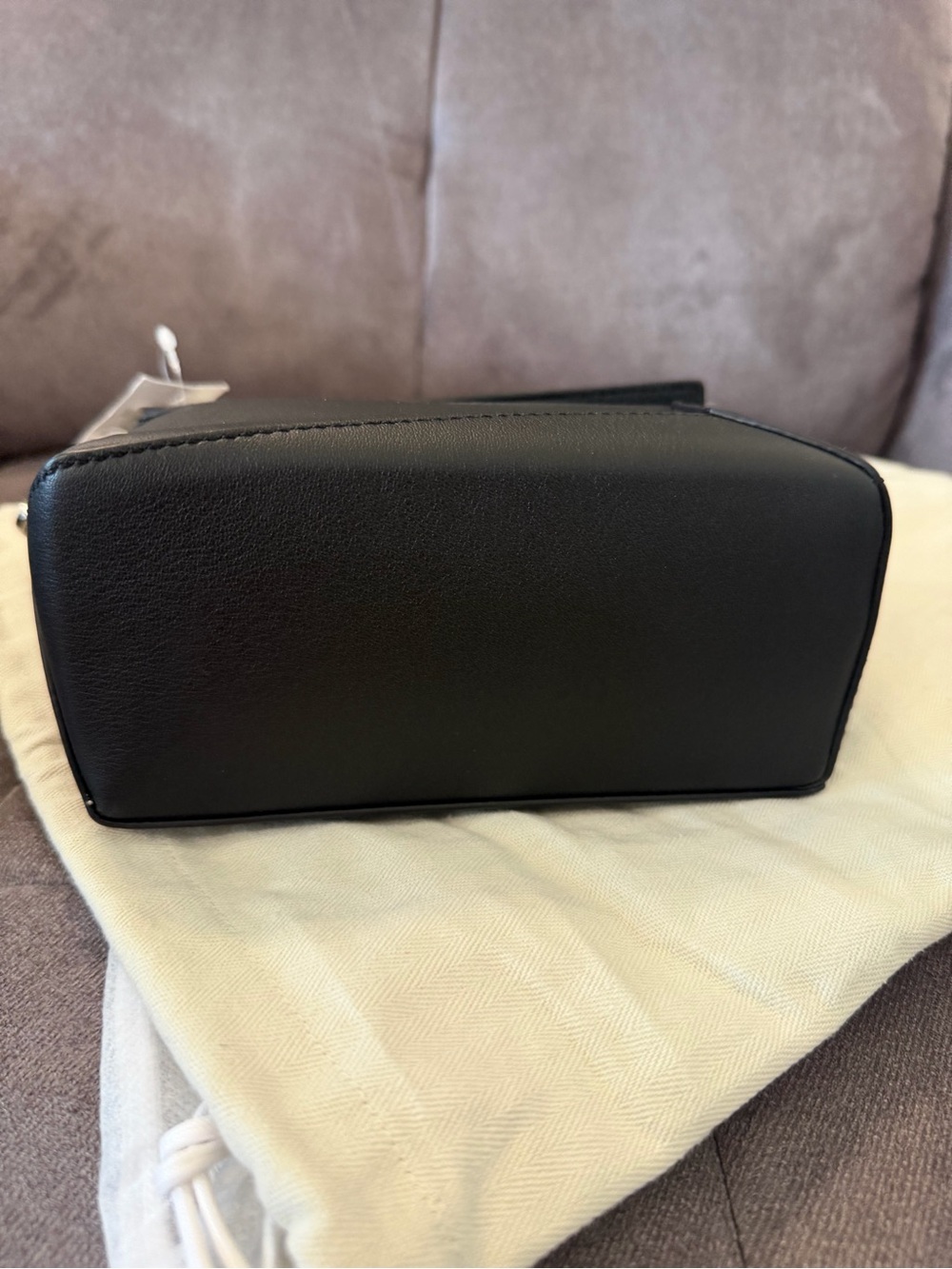 Loewe mini Black Puzzle Messenger Bag with Top Handle - Picture 3 of 6